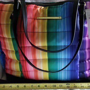 Large Betsy Johnson Rainbow Tote